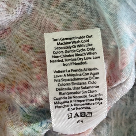 Women’s flutter sleeve top size large 12-14 - Picture 9 of 9